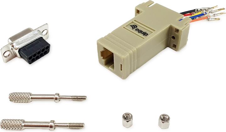 Image du produit equip Adaptateur DB9 -> RJ45 Adaptateur Bu/Bu TIA/EIA-561 (0.03 m)
