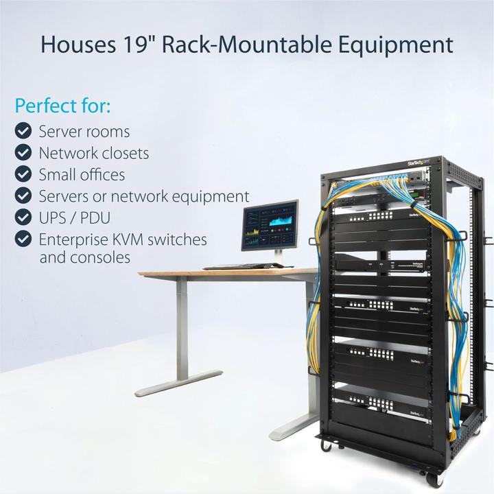 Produktbild StarTech Open Frame (25 HE, 19 Zoll Rack)