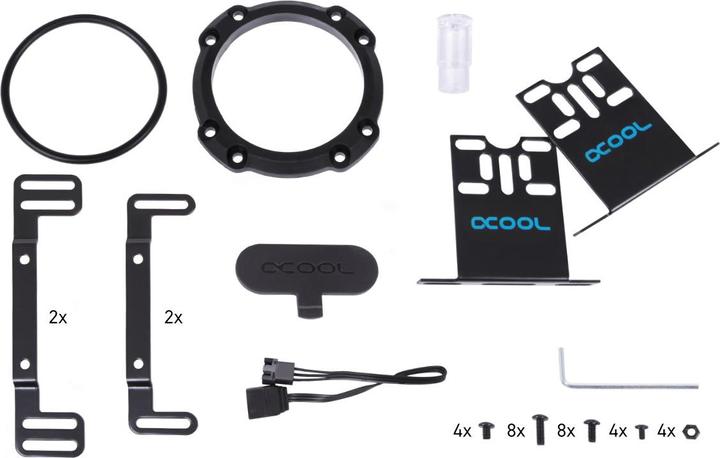 Produktbild Alphacool Core 100 Aurora ARGB Ausgleichbehälter, Acryl