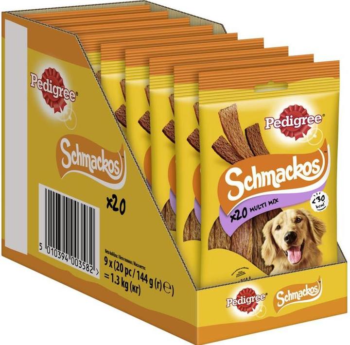 Produktbild Pedigree Schmackos mit Huhn (Adult, Senior, Junior, 1 Stk., 144 g)