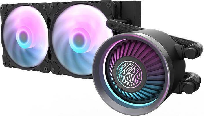 Actual product image Darkflash Tech DN 240 CPU liquid cooling (black)