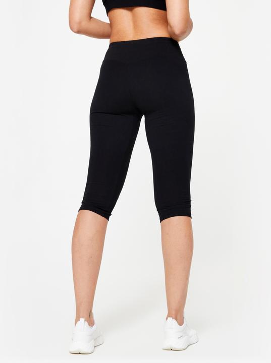 Actual product image Domyos 3/4 Leggings Damen Slim - schwarz (W30/L31)