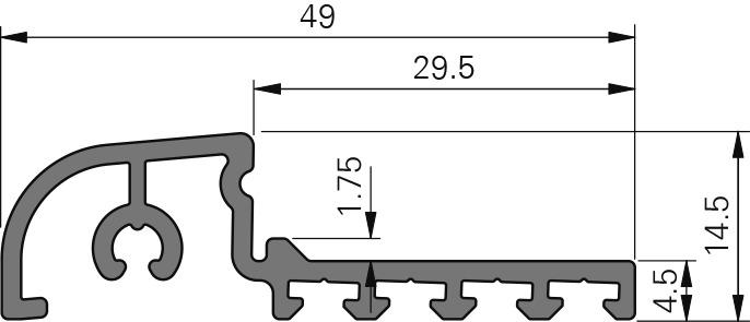 Produktbild BKV Wetterschenkel ROTO Eifel TB, AD II