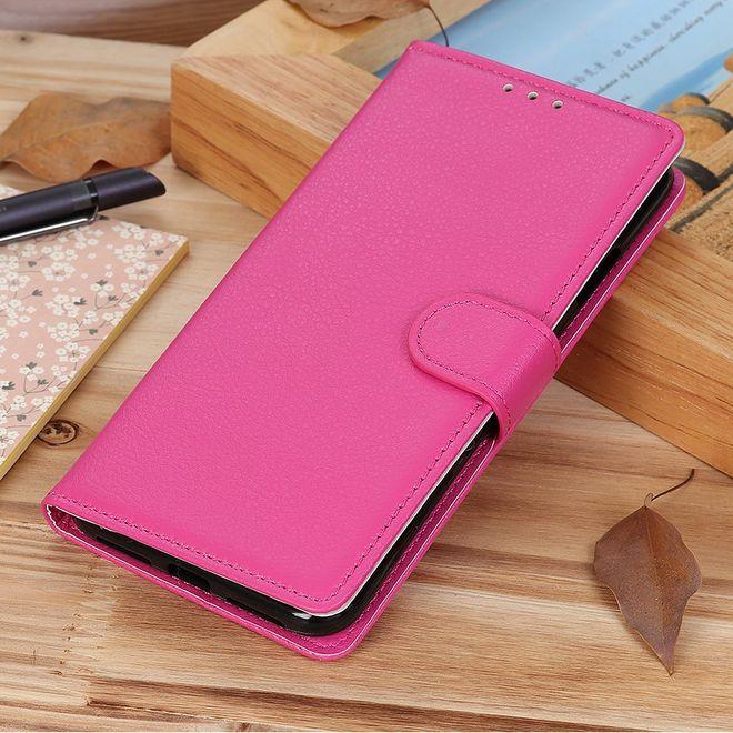 Actual product image MU Classic Litchi Leather Bookcover Series (Nokia 2.4)