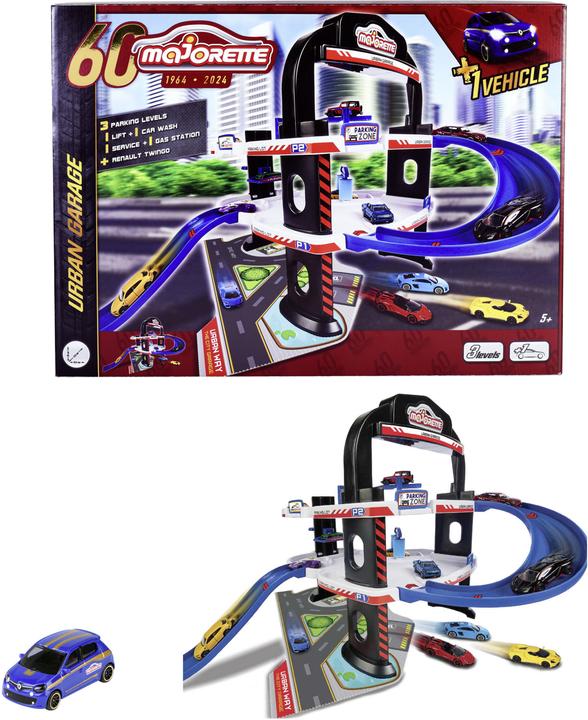 Image du produit Majorette Urban Garage 60 ans d'anniversaire+1 voiture