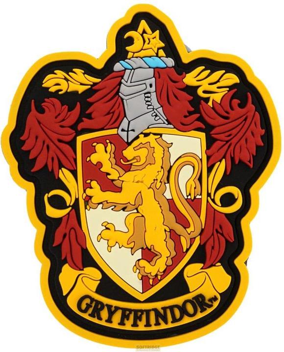 Actual product image Monogram Int. Harry Potter Soft Touch Magnet Gryffindor Crest (1 x)