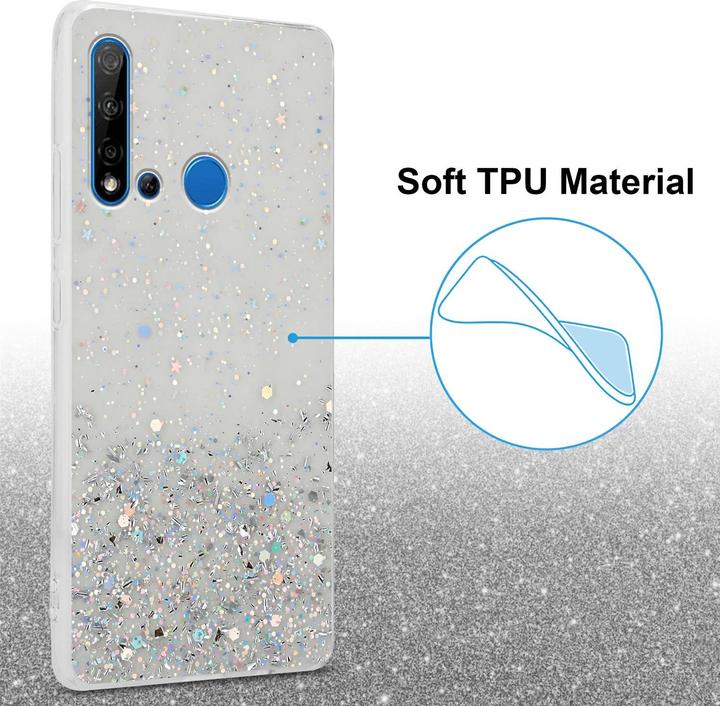 Actual product image Cadorabo TPU cover sparkling glitter (Huawei Nova 5i, Huawei P20 Lite (2019))