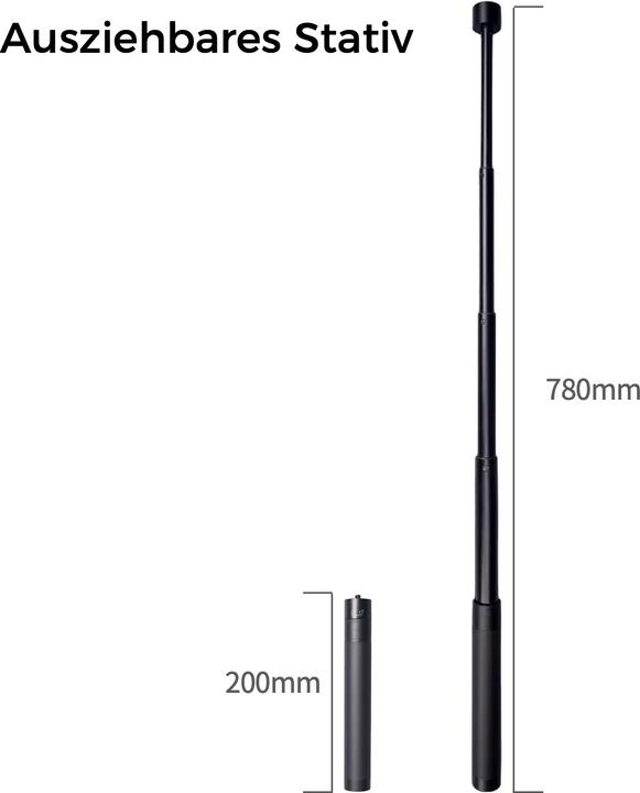 Immagine prodotto Obsbot Extendable Tripod (Metallo, Materiale sintetico)