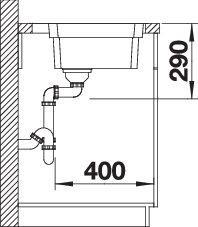 Produktbild Blanco Etagon 500-IF/A (Aufsatzspülbecken, 50 cm, 54 cm)