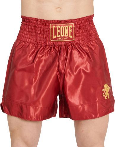 Leone Basic Kickboxhose AB970 Rot (M)