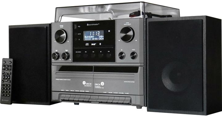 Immagine prodotto Soundmaster MCD5600SW (Giradischi, Bluetooth, Lettore CD, 2x 5 W)