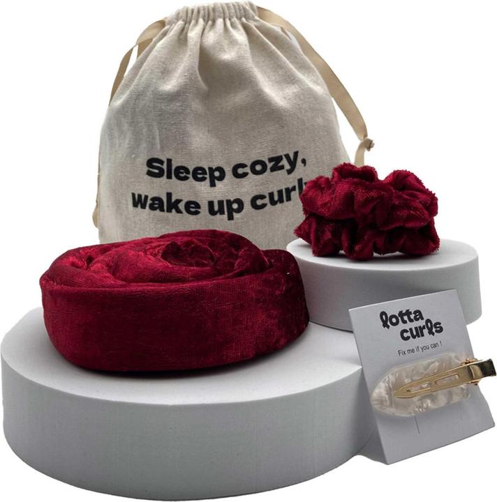 Lotta curls Lockenband Set Bordeaux Red (Lockenwickler)