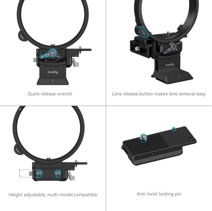 Immagine prodotto SmallRig Piastra di montaggio FUJIFILM GFX Series Kit ruotabile