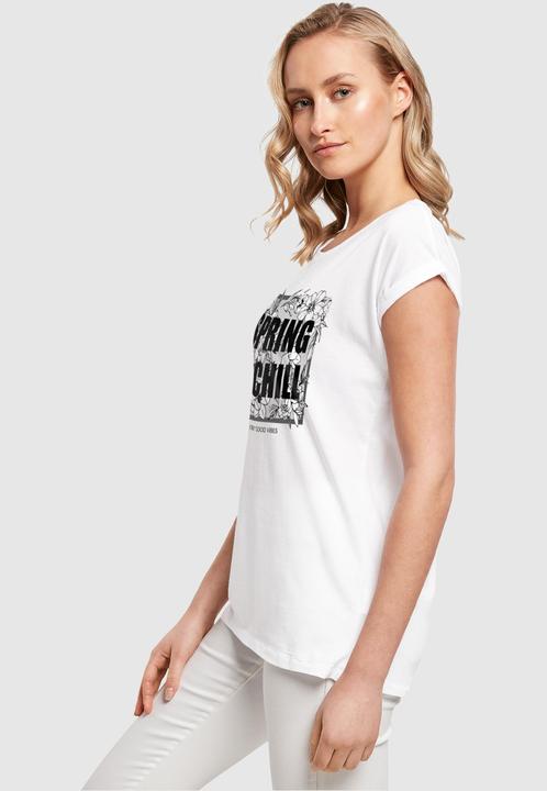 Actual product image Merchcode Ladies Spring And Chill Extended Shoulder Tee - 113645 (XL)