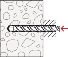 Immagine prodotto Fischer Vite distanziatrice ASL 6x120 (100 Viti per pezzo)