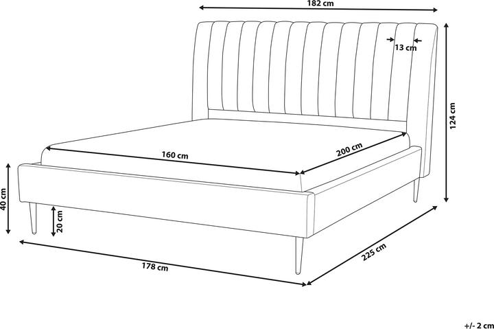 Actual product image Beliani Marville (160 x 200 cm)