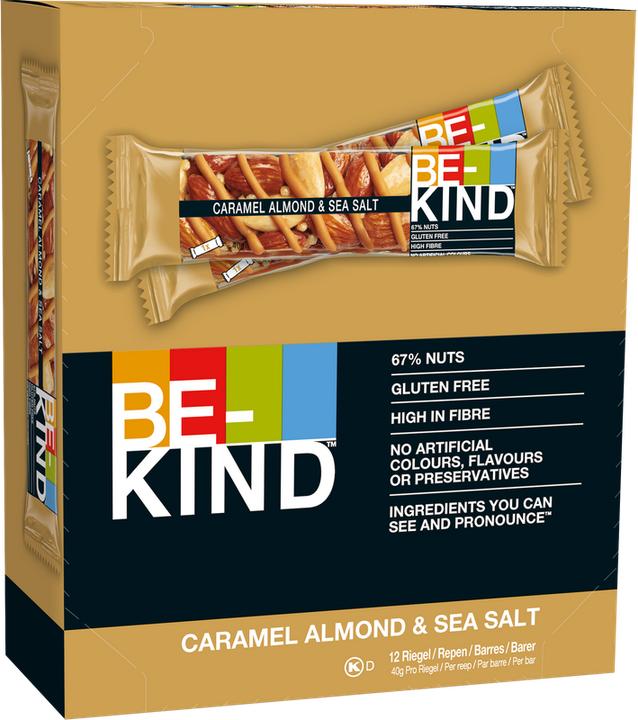 Produktbild Be-Kind Caramel Almond & Sea Salt (12 Stk., 480 g)