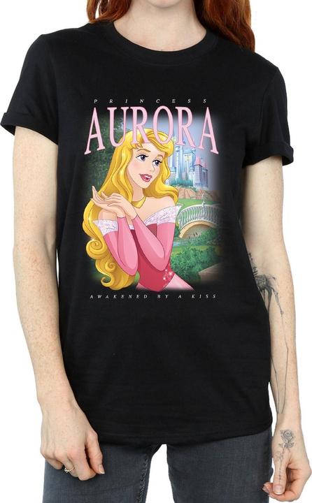 Immagine prodotto Disney Interactive Studios Maglietta Aurora Montage in cotone Boyfriend donna/donna (XL)