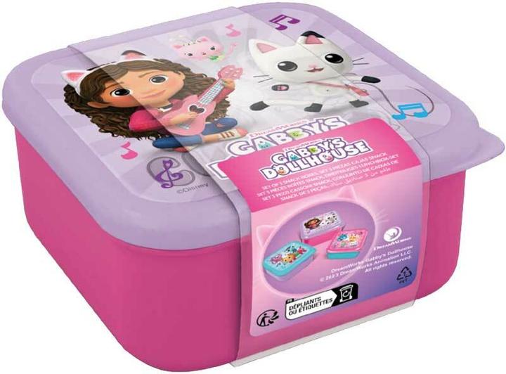 Image du produit Stor 3 pcs. Snack Boxes Set - Gabby's Dollhouse