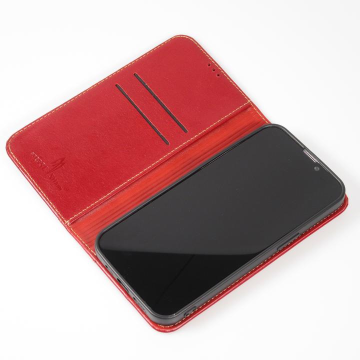 Image du produit Fierre Shann Fourre Flip cuir véritable (Apple iPhone 13 Pro Max)