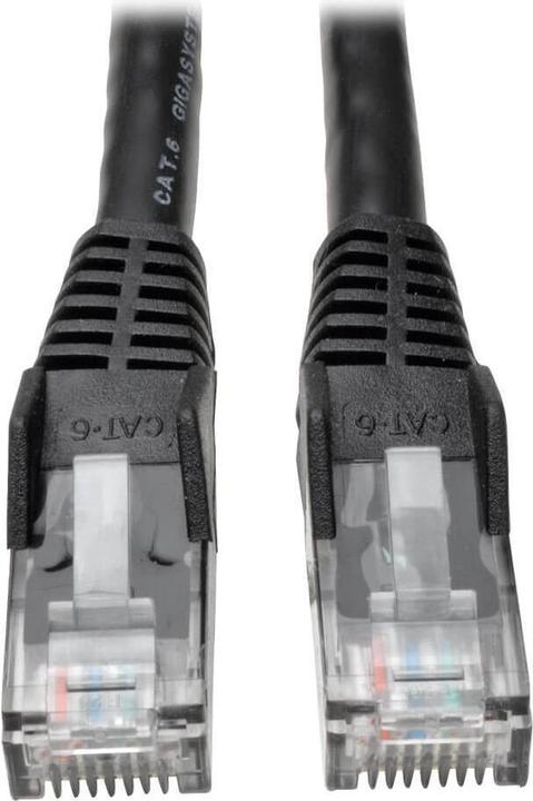 Eaton Cavo Ethernet UTP Cat6 Gigabit Snagless Modellato RJ45 M/M Nero 4,57 m (U/UTP, CAT6, 4.57 m)