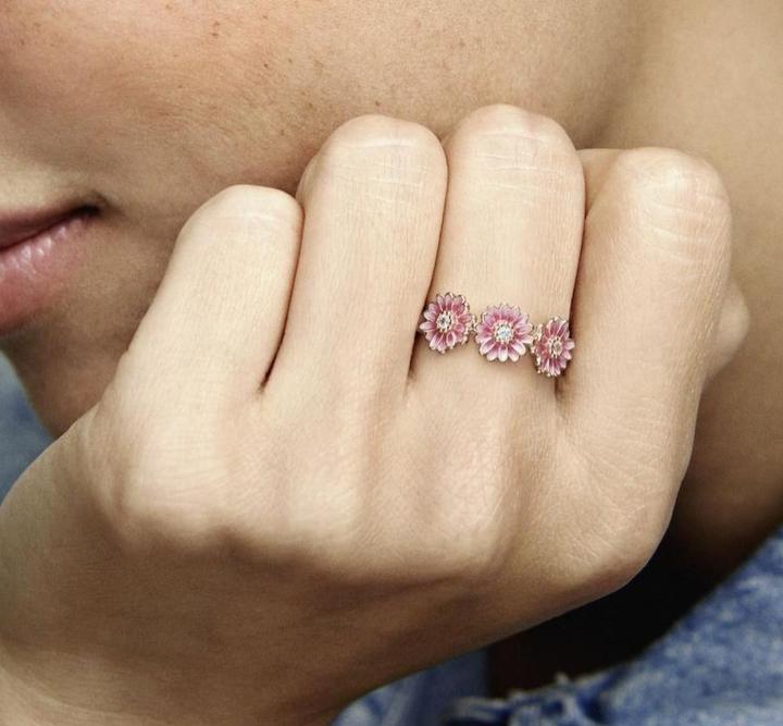 Image du produit Pandora Bague Rose Daisy (58, Argent 925)