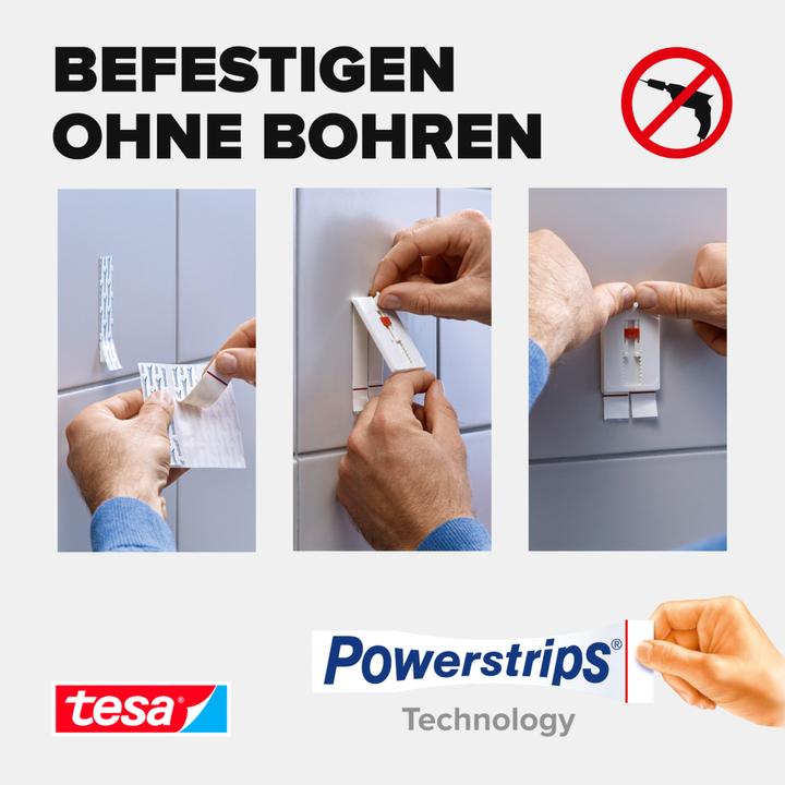 Produktbild tesa Klebenagel für Fliesen & Metall, höhenverstellbar