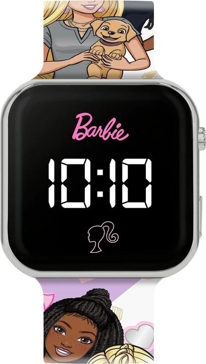 Image du produit Disney Accutime Barbie Printed Strap LED Kids Watch (Montre numérique)