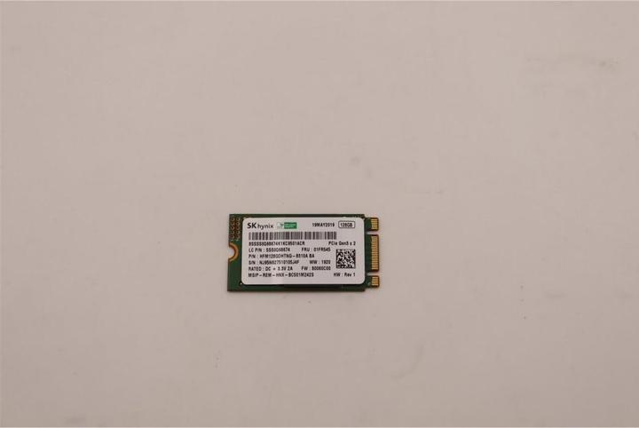 Actual product image Lenovo Hynix BC501 128G M.2 2242 PCIe HFM128GDHTNG-8310A S (128 GB, M.2 2242)
