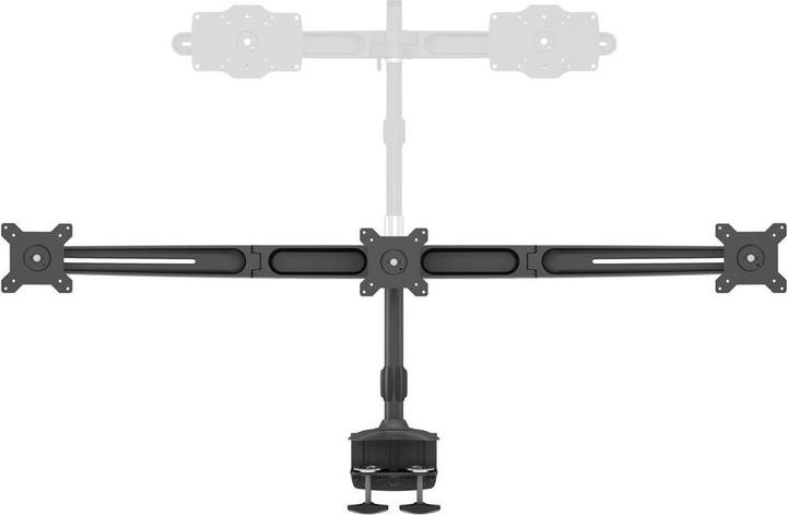 Actual product image Multibrackets Monitor holder 3-fold,up to 24" metal, black (Table, 24")