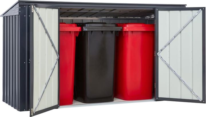 Actual product image Globel Dustbin box 7x3 233x95x132 cm anthracite