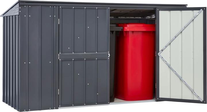 Actual product image Globel Dustbin box 7x3 233x95x132 cm anthracite