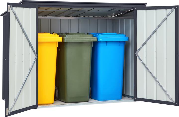 Produktbild Globel Mlltonnenbox 5x3 171x95x132 cm anthrazit