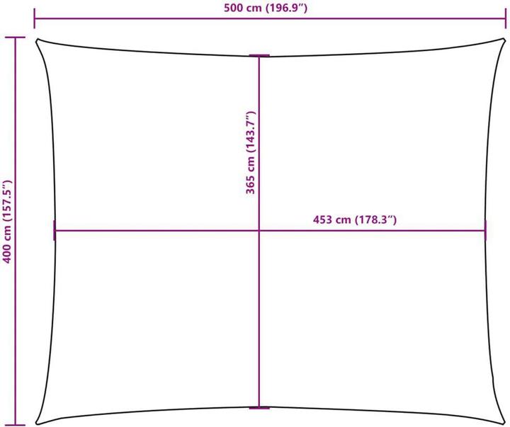 Actual product image VidaXL Sonnensegel (4 x 5 m)