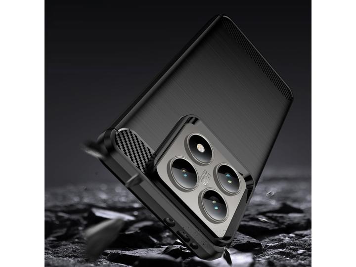 Produktbild Screenguard Carbon Brushed Soft TPU Case (Xiaomi 14T Pro)