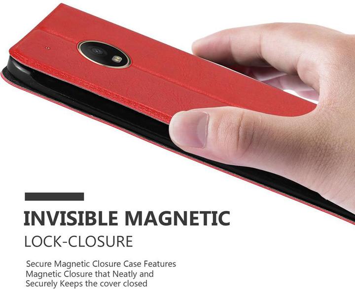Produktbild Cadorabo Book mit View Doppelfenster Cover (Motorola Moto G5 Plus)