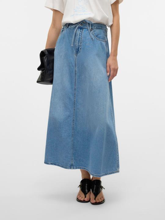Actual product image Vero Moda VMHILLA Mittlere Taille Midirock Jeansrock (S)