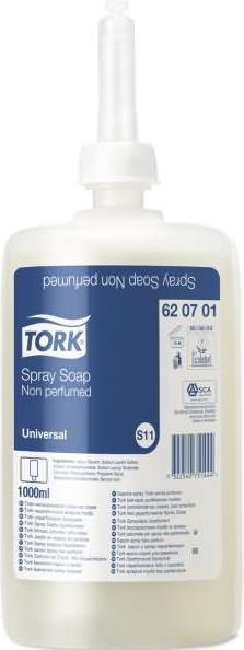 Immagine prodotto Tork 620701 Sapone spray 1l 6pz. (Sapone liquido, 1000 ml)