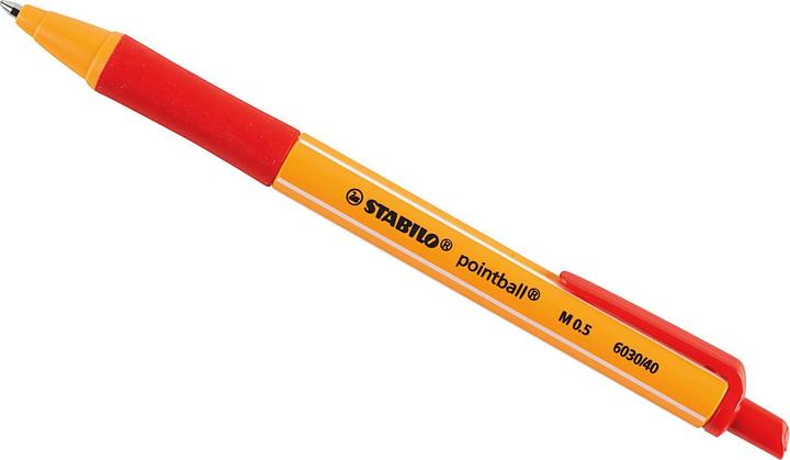 Actual product image STABILO pointball retractable biros (Red, 1 x)