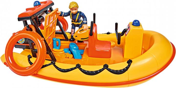 Actual product image Simba Fireman Sam Neptune Lifeboat with Figure