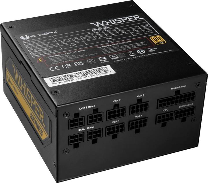 Produktbild BitFenix Whisper M 80 Plus (850 W)