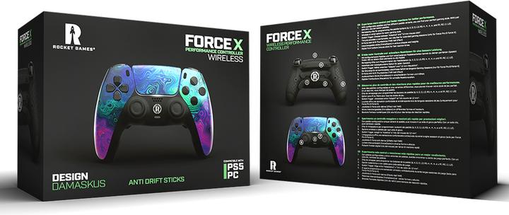 Produktbild Rocket Games Controller Rocket Force X Damaskus Purple Hall Effect (Android, PC, PS5, iOS, Mac)