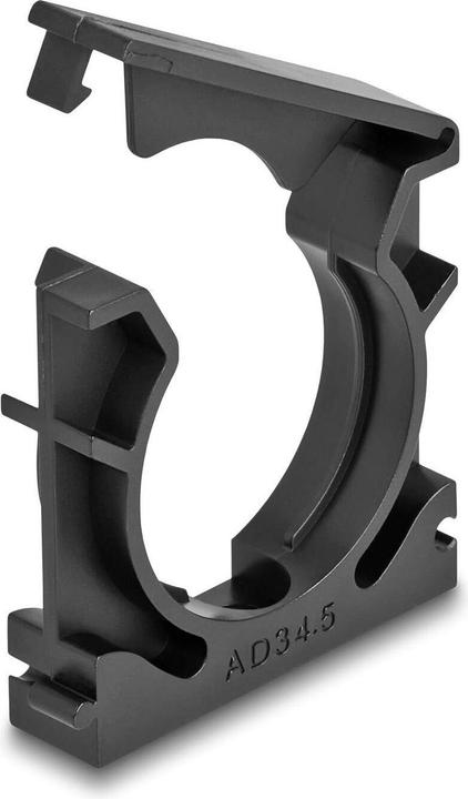 Productafbeelding Delock Snoerbuishouder 34,5 mm, 4 stuks, zwart (Kabeldoorvoer, 5.10 cm)