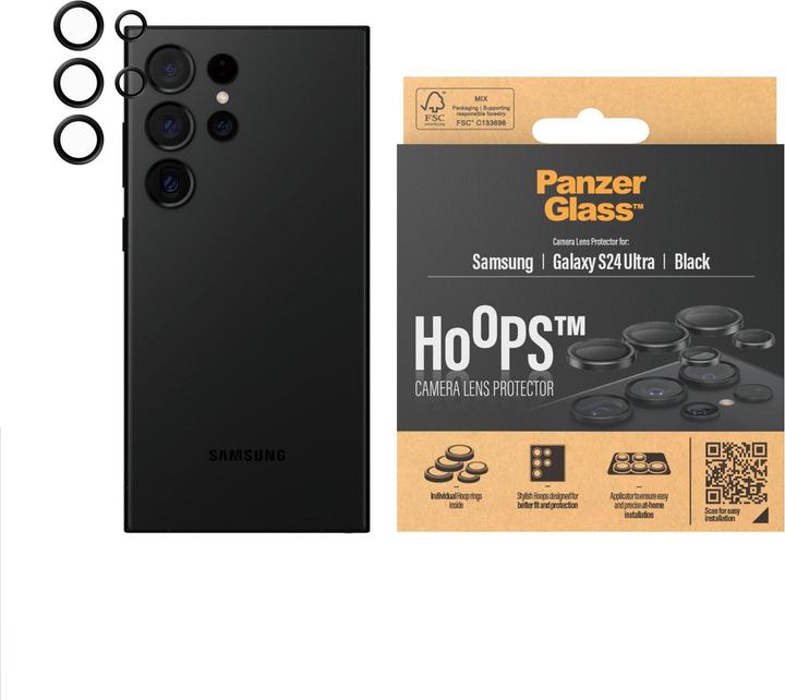 Immagine prodotto PanzerGlass Protezione dell'obiettivo della fotocamera Hoops (1 Pezzo/i, Samsung Galaxy S24 Ultra)