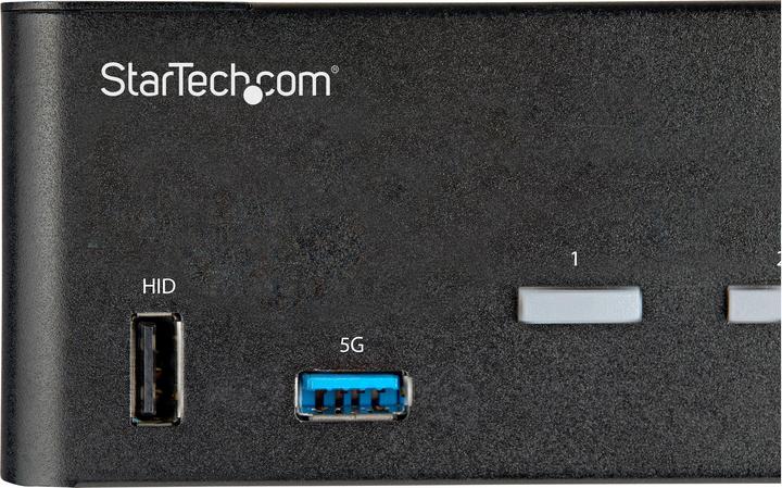 Actual product image StarTech com 2 Port Dual Monitor HDMI KVM Switch - 4K 60Hz Ultra HD HDR - Desktop 4K HDMI 2.0 KVM Sw