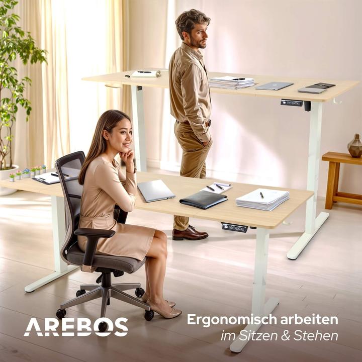 Produktbild Arebos Schreibtisch (180 x 80 x 72 cm)