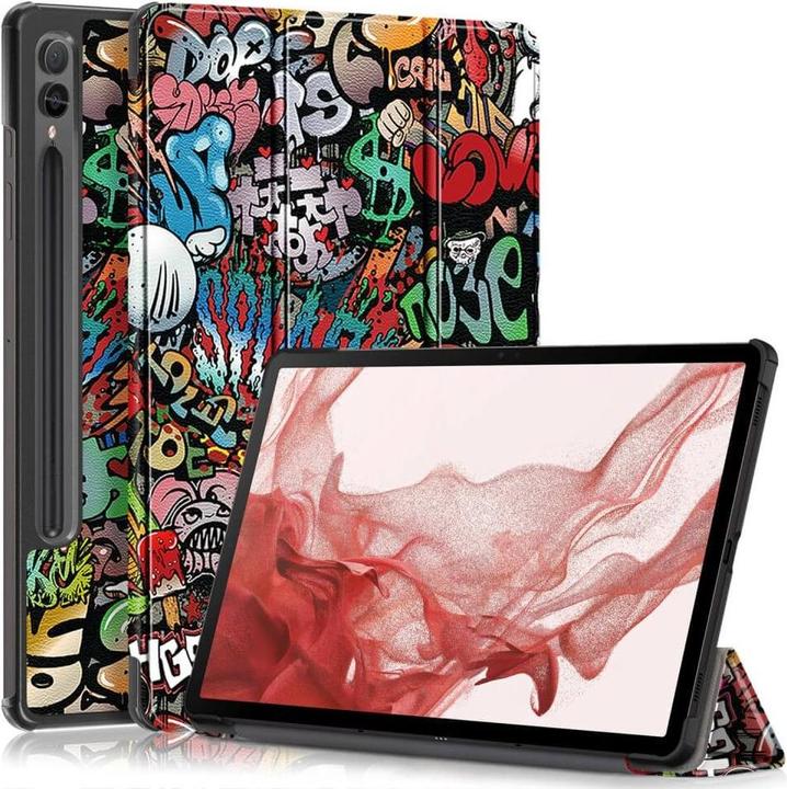 Immagine prodotto Cover-Discount Galaxy Tab S9+ - Smart Case Tri-fold Fumetto (Galaxy Tab S10+, Galaxy Tab S9+)