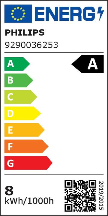 Energy Label Philips Amber (E14, 3 W, 250 lm, 1 x, G)