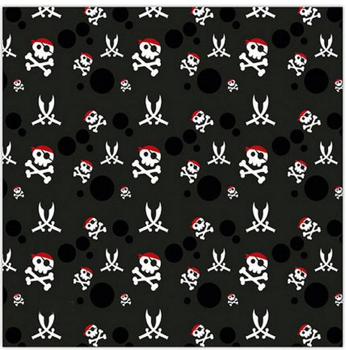 Actual product image TOP Reusable fabric hygiene mask 6-9 years piratesque