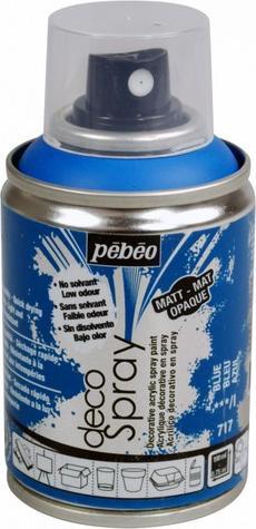 Image du produit Pebeo DecoSpray Peinture acrylique mate (Bleu, 100 ml)